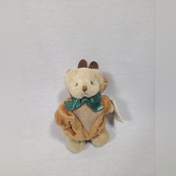 Wee Bear Village Reindeer Bear plush w/Tag Ganz 6" Sleighter with tags - Picture 7 of 7